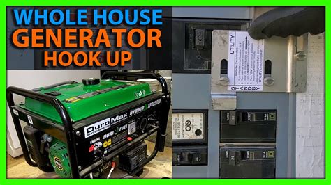 home generator hook up box